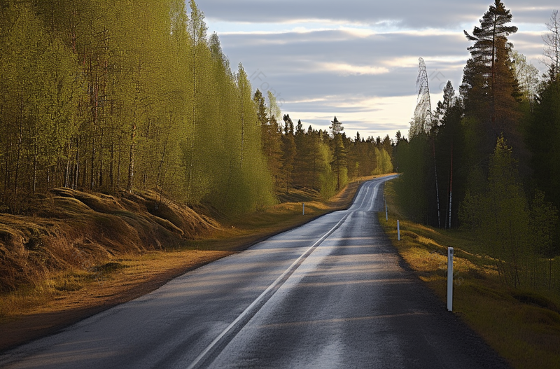 乡村公路路边的绿树,高清,摄影图,摄影图片,图片大全,摄影图免费下载